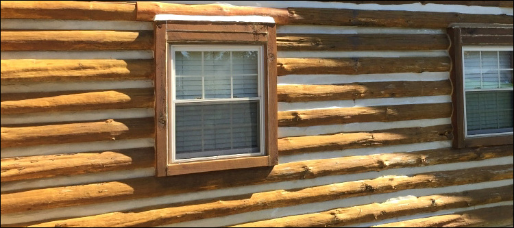 Log Home Whole Log Replacement  Staunton, Virginia