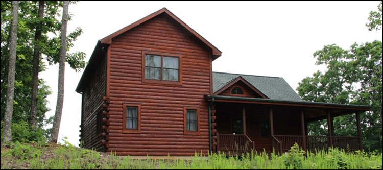 Professional Log Home Borate Application  Staunton, Virginia